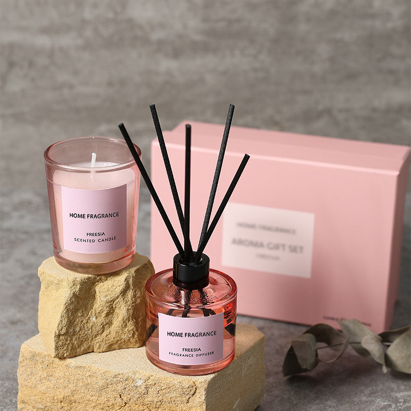 Home Fragrance Reeds - Premium Reed Diffuser and Candle Gift