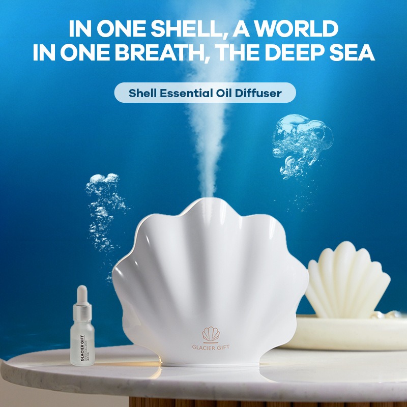 Home Fragrance No 4 - Shell Fragrance Humidifier, Essential Oil Specific