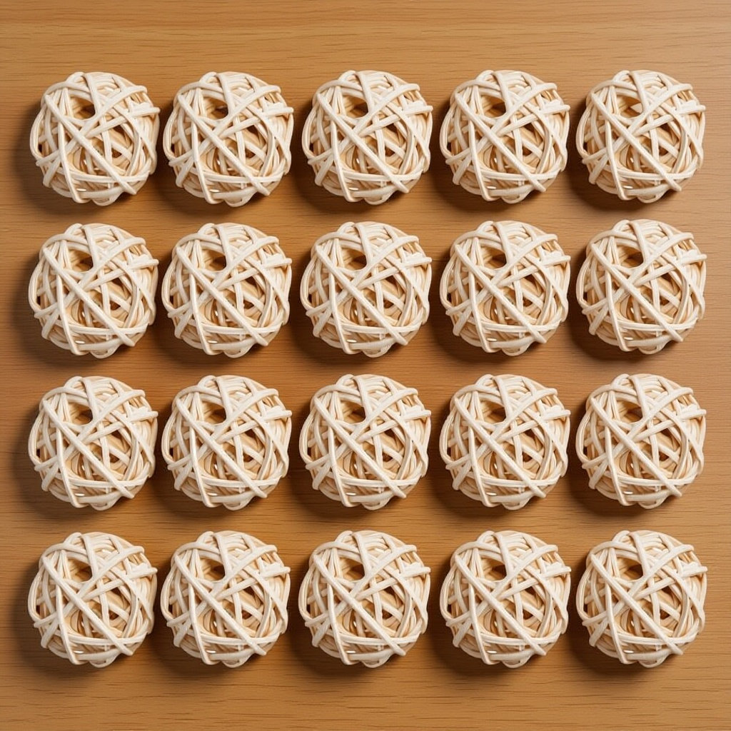 Fragrance Home Decor - 20Pcs Aromatherapy Rattan Balls Natural Wicker