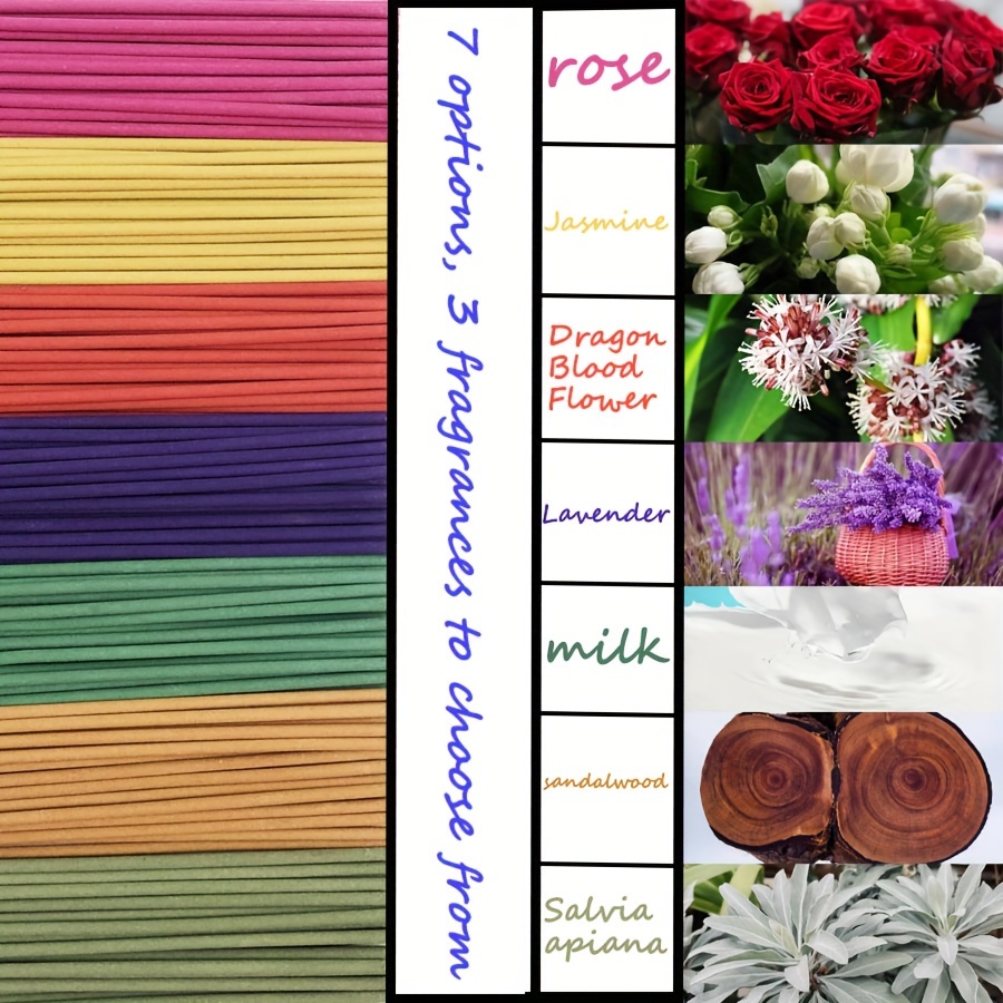 Home Fragrance Best - 【Best-Selling 7-Flavor Set】22Cm Premium Strong-Scented Incense