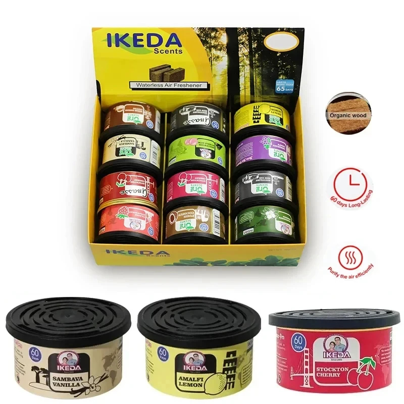 Home Fragrance No 4 - Car Air Freshener Scent Organic Cans
