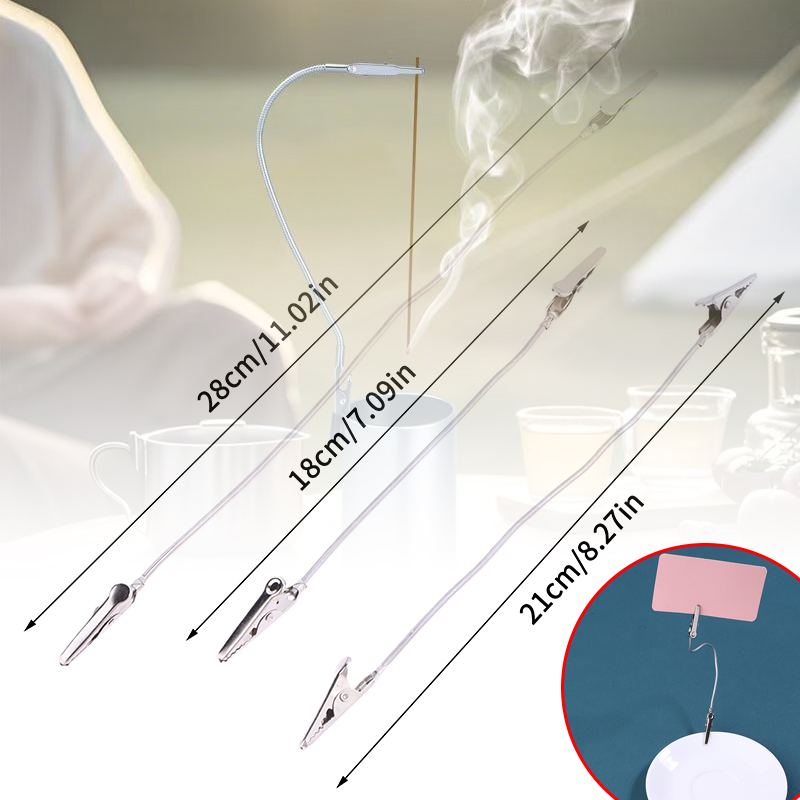 Fragrance Home Decor - 10Pcs Double Headed Metal Incense Clip