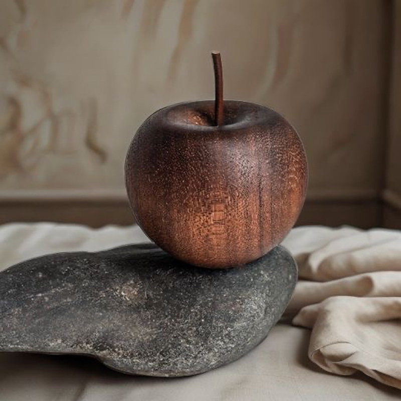 1PCS Of Wooden Apple Shaped Es - Fragrance Home Decor ulasan dan harga