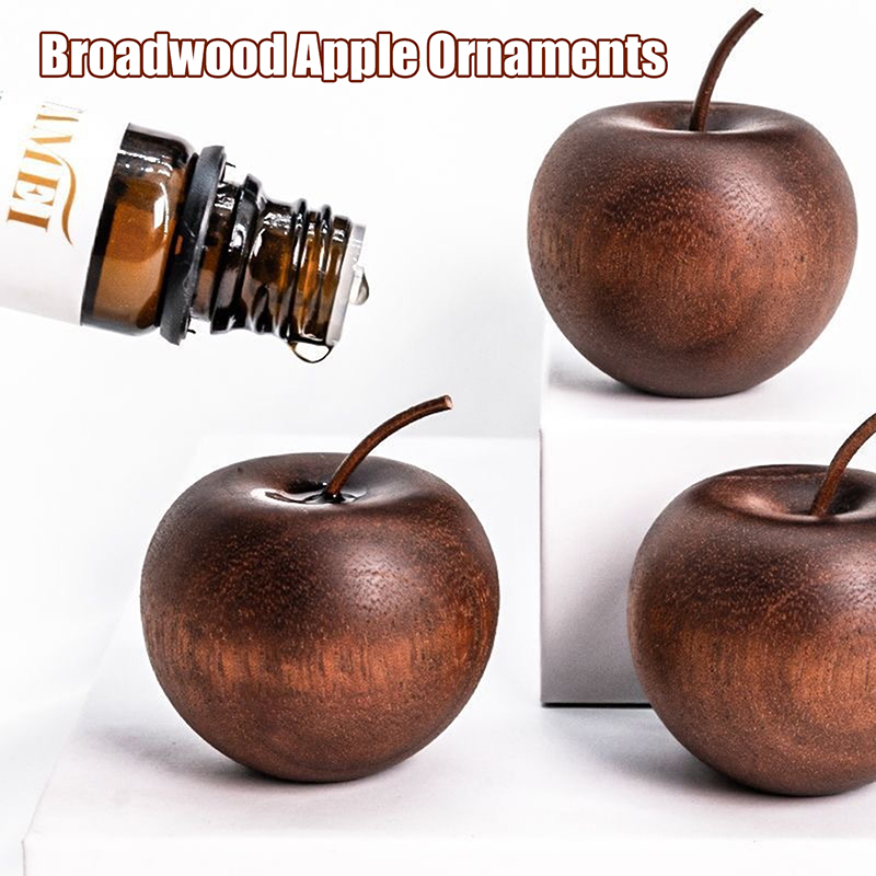1PCS Of Wooden Apple Shaped Es - Fragrance Home Decor ulasan dan harga