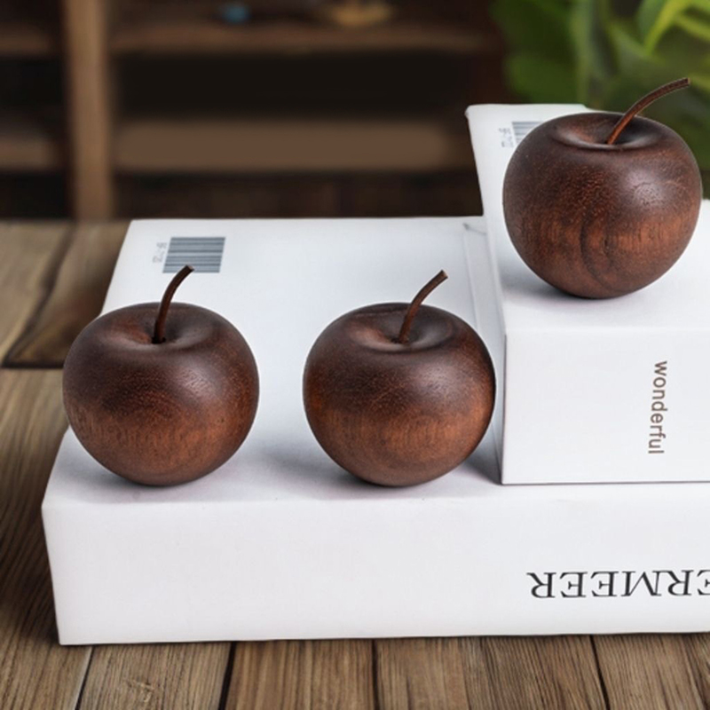 1PCS Of Wooden Apple Shaped Es - Fragrance Home Decor ulasan dan harga