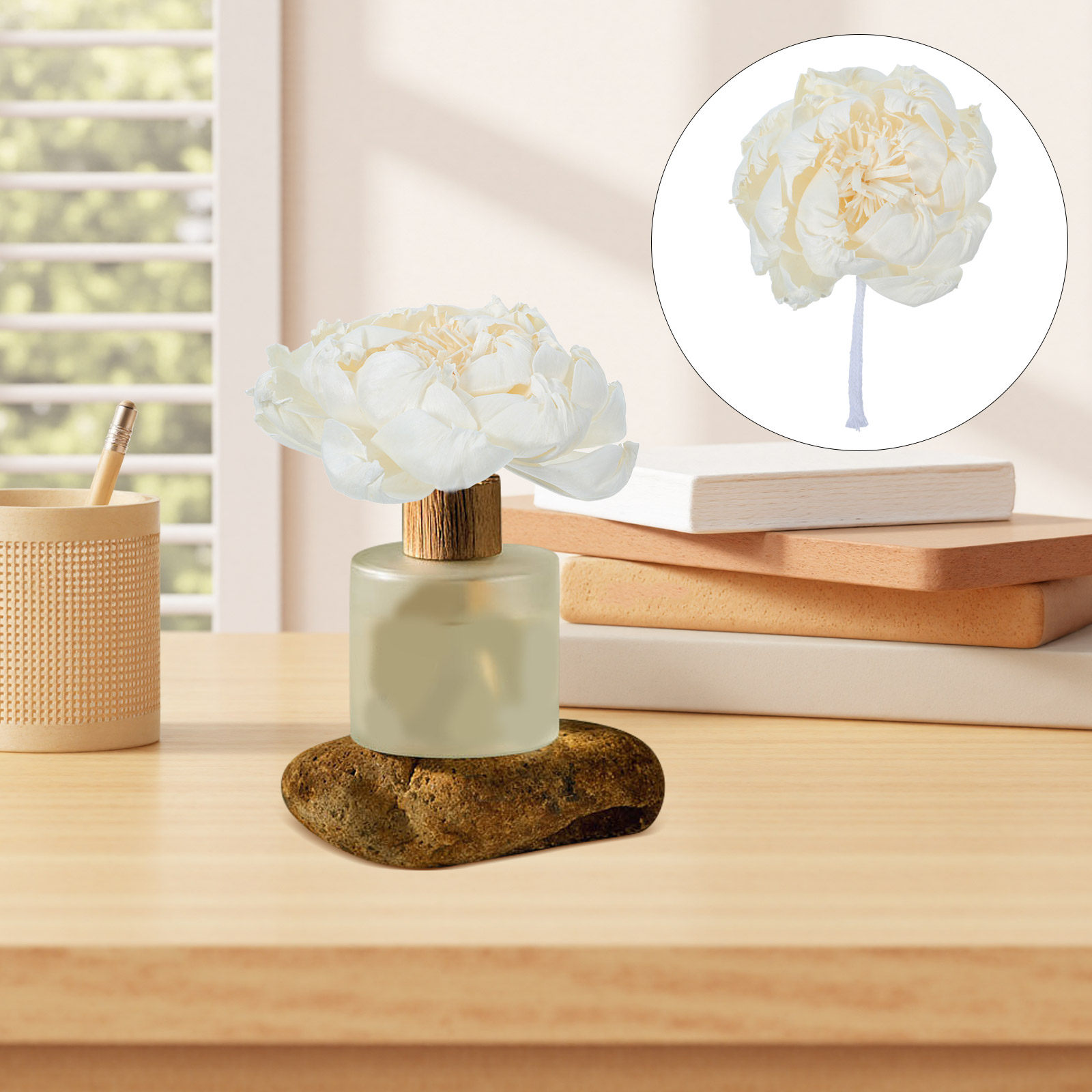 Peony Head Fragrance Diffuser  - Fragrance Home Decor ulasan dan harga