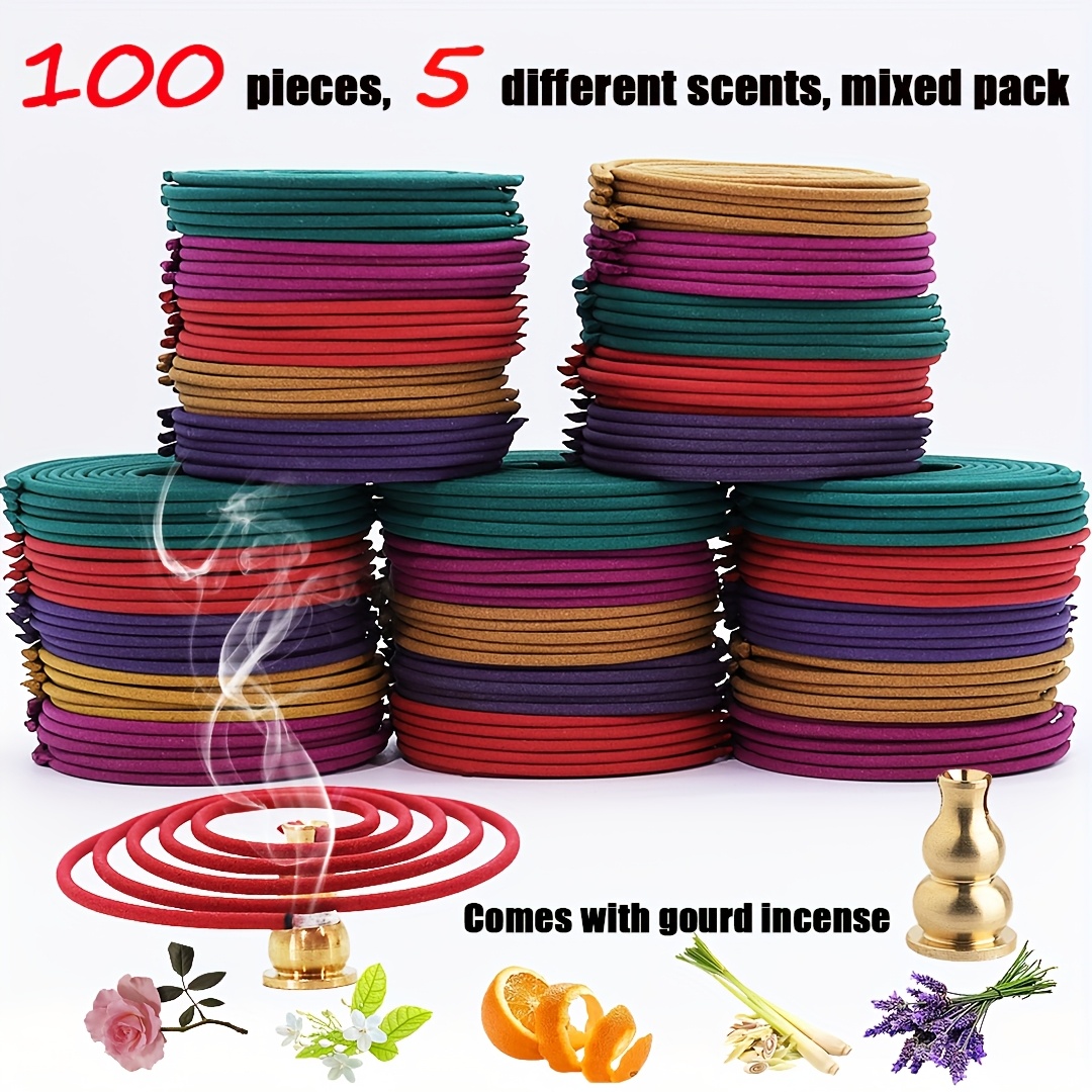 100 Pieces of Mixed Spiral Aro - Home Fragrance Best ulasan dan harga