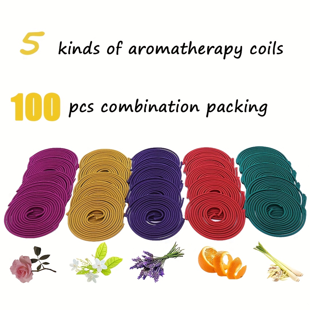 100 Pieces of Mixed Spiral Aro - Home Fragrance Best ulasan dan harga