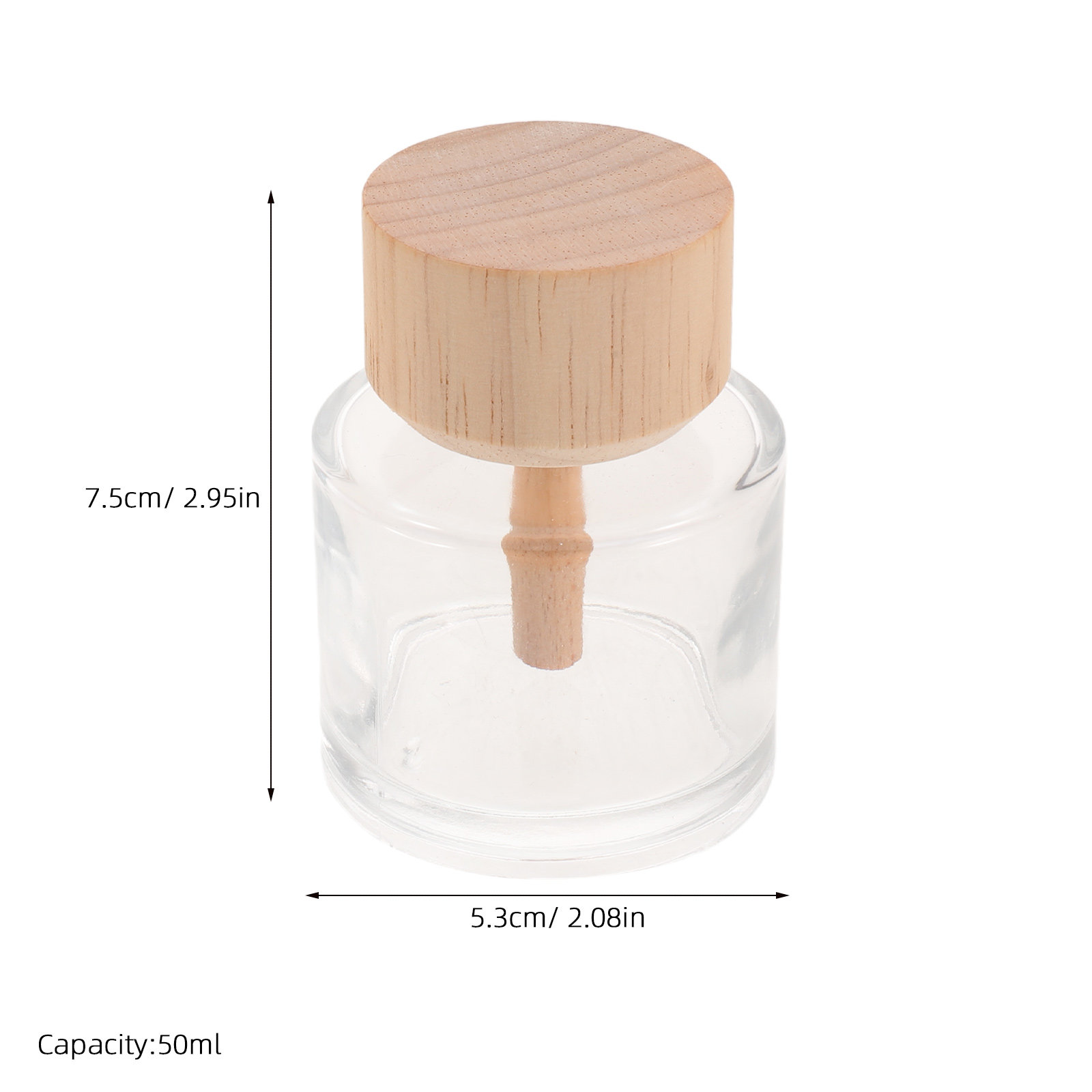 2Pcs Clear Glass Reed Diffuser - Home Fragrance Reeds ulasan dan harga